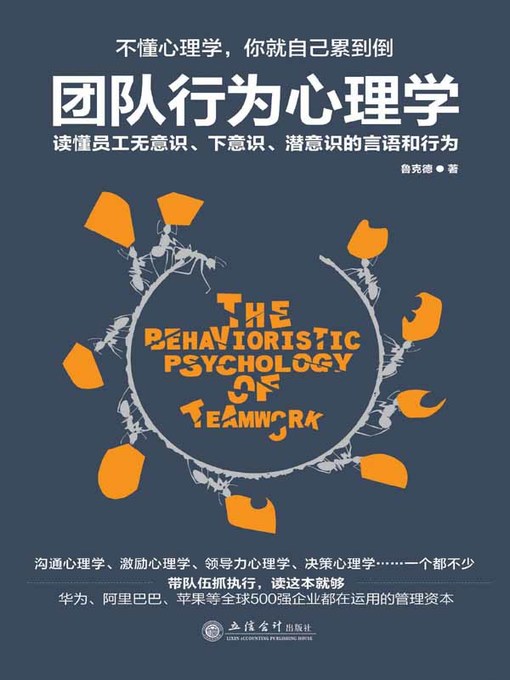 Cover image for 团队行为心理学